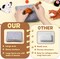 6 PCS Needle Felting Kit, Animal Needle Felting Beginner Kits Wool Felt Needle Felting Tools with Instruction for DIY Craft Animal Home Decoration (Cute Cat)